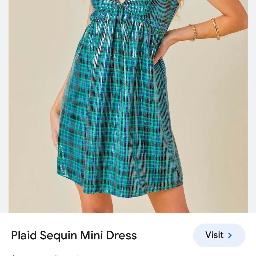 NWT Plaid Sequin Mini Dress
By Day and Moon Size Small - Picture 3 of 9
